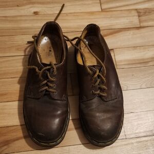Dr. Martens Brown Leather Flats
